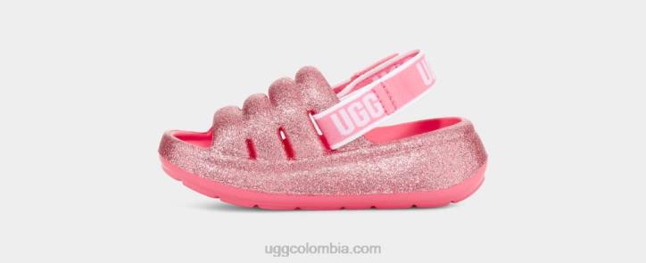 deporte sí brillo rosa niños pequeños UGG 4VBT1924