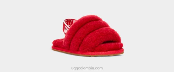 pelusa, sí, diapositiva rojo samba niños pequeños UGG 4VBT1990
