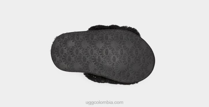 pelusa sí brillo metálico negro niños pequeños UGG 4VBT1995